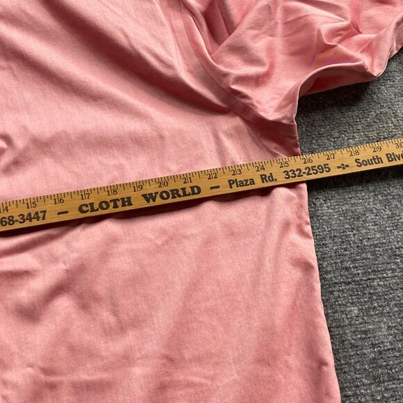 Lands End Shirt Mens 17 35 Pink Supima Cotton No Iron Pinpoint‎ Traditional Fit - Picture 10 of 13